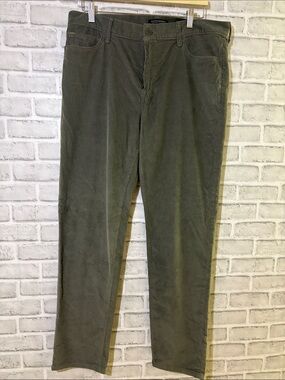 Banana Republic Olive Corduroy Slim fit Pants 34x32